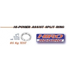 Argolas Hiro Jigging HI Power Assist Split Ring 10Pcs Nº2 120Kg Test (Cod.1019) Argolas Hiro Jigging HI Power Assist Split Ring 10Pcs Nº2 120Kg Test (Cod.1019)